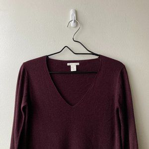 H&M Burgundy Sweater